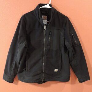 Carhartt Boy Large Black Full Zip Long Sleeve Pockets Warm Outdoor Jacket